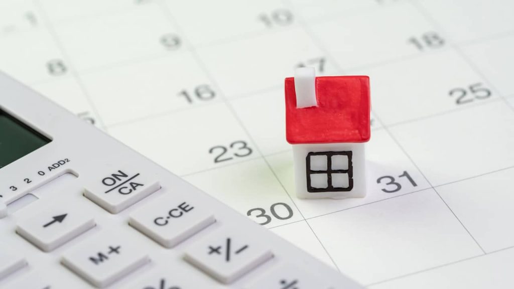 calendrier immobilier date 