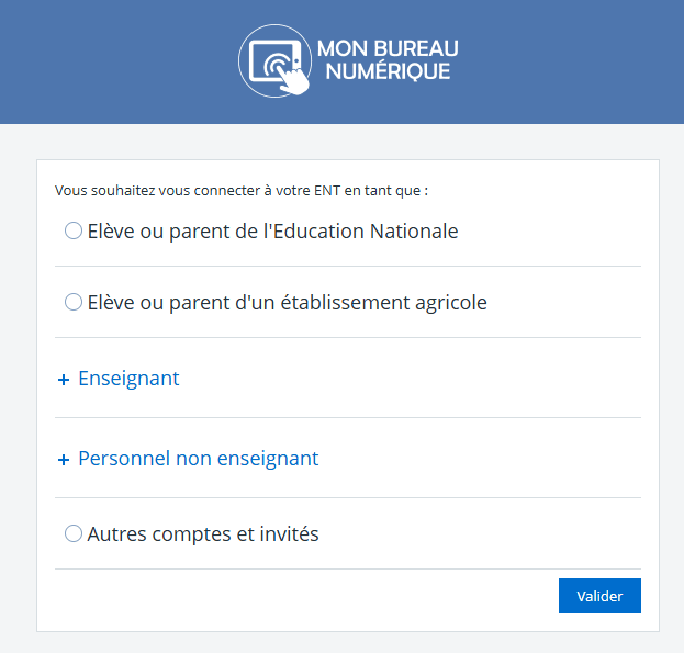 MBN Mon Bureau Numérique connexion